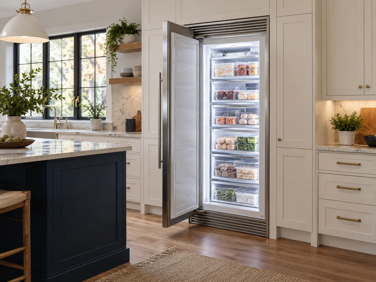 Illustration of Sub-Zero freezer