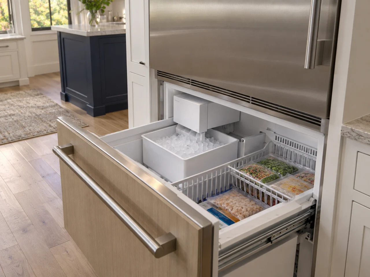 Illustration of Sub-Zero ice maker